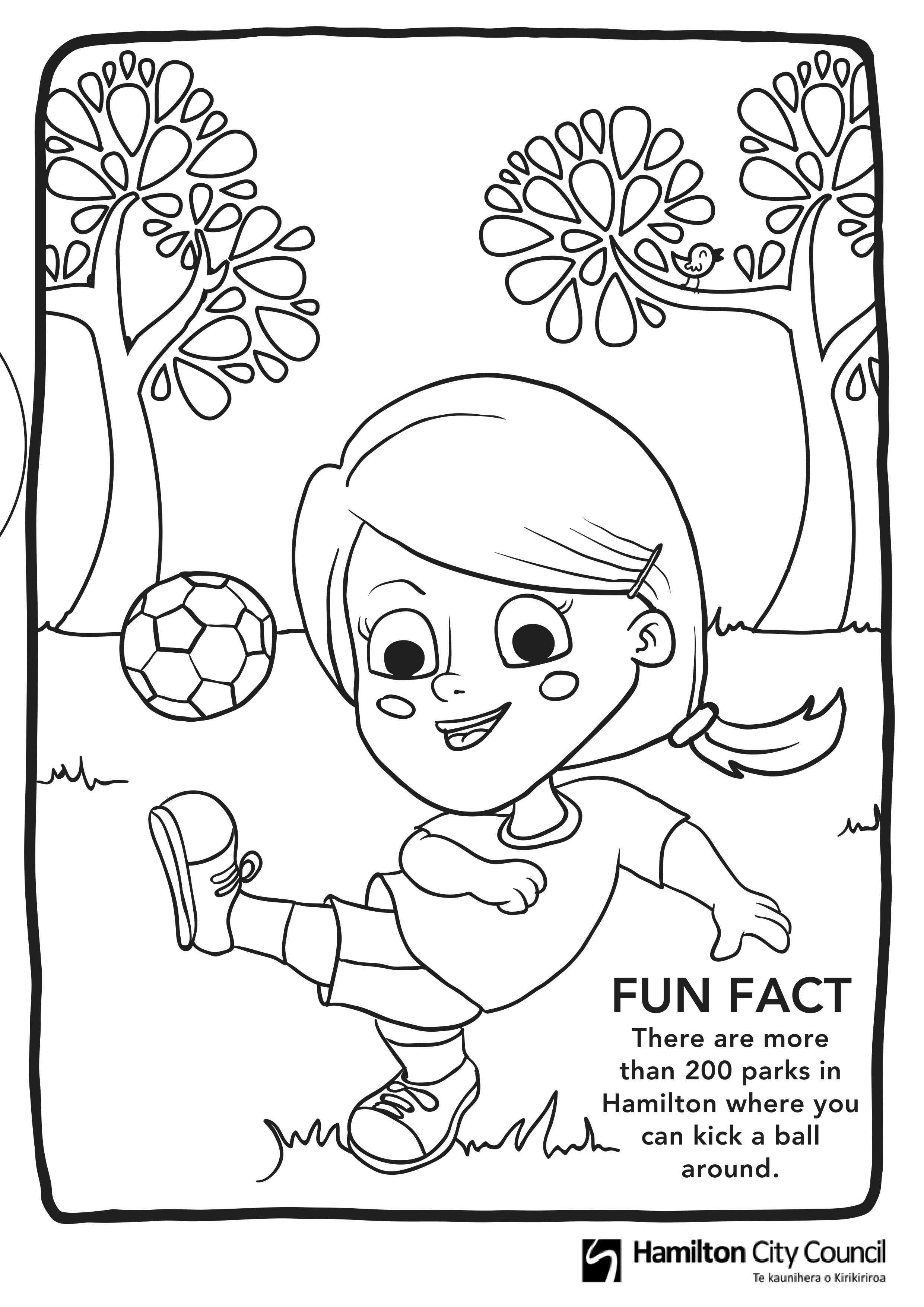 Colouring page Parks