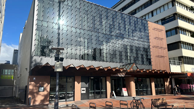 Central Library facade new tile