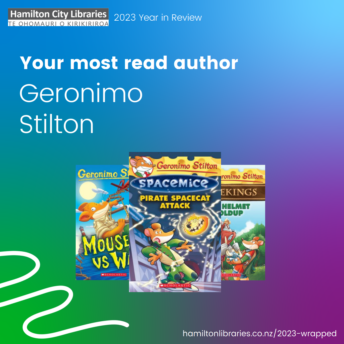 Top Author: Geronimo Stilton