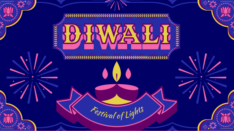 Happy Diwali tile