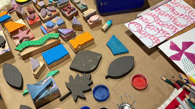 Tile   Print and Stamp Making