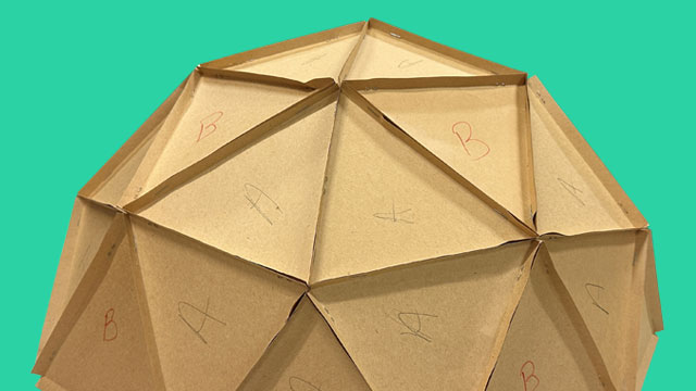 Cardboard Construction tile