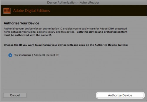 Authorize device - ADE